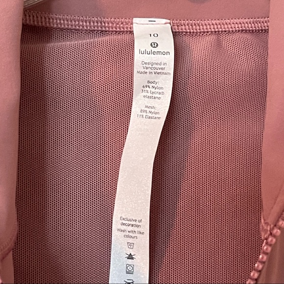 NWOT Lululemon Define Jacket *Luxtreme in Spanish Rose, Size 10 - Picture 12 of 12